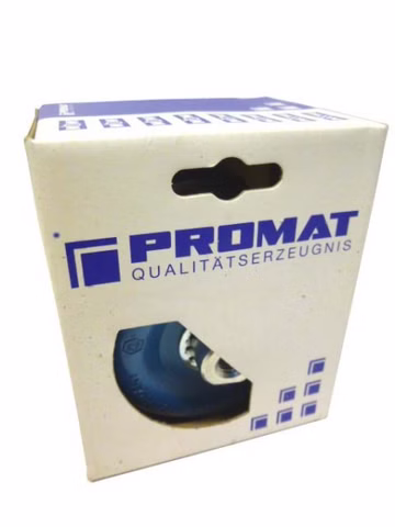 PROMAT 841175 Topfbürste D.100mm M14 Draht-D.0,5mm Stah Bürste Kegelbürste