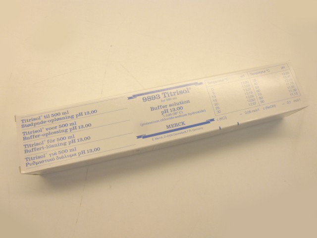 MERCK 9881 Titrisol 500ml Buffer solution Buffer solution pH 13.00