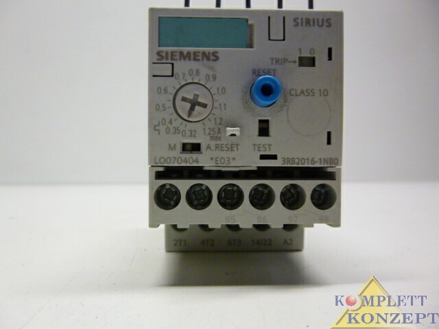Siemens 3RB2016-1NB0 Overload Relay
