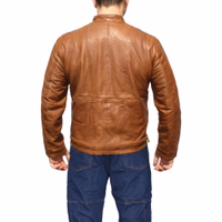 Men fashion Nappa-leather sheep skin jacket Brown Smart and Modern Men's Fashion Nappa-Leather Jacket in brown leather. High-quality lamb nappa leather, soft and comfortable with multiple pockets. Designed by German Wear. Free next business-day delivery and worldwide returns.