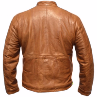 Men fashion Nappa-leather sheep skin jacket Brown Experience the Premium Quality & luxury of Men's Sheepskin Nappa-Leather Jacket. Made from the finest lamb nappa leather, soft and comfortable with a stylish design. Free next business-day delivery and worldwide returns.