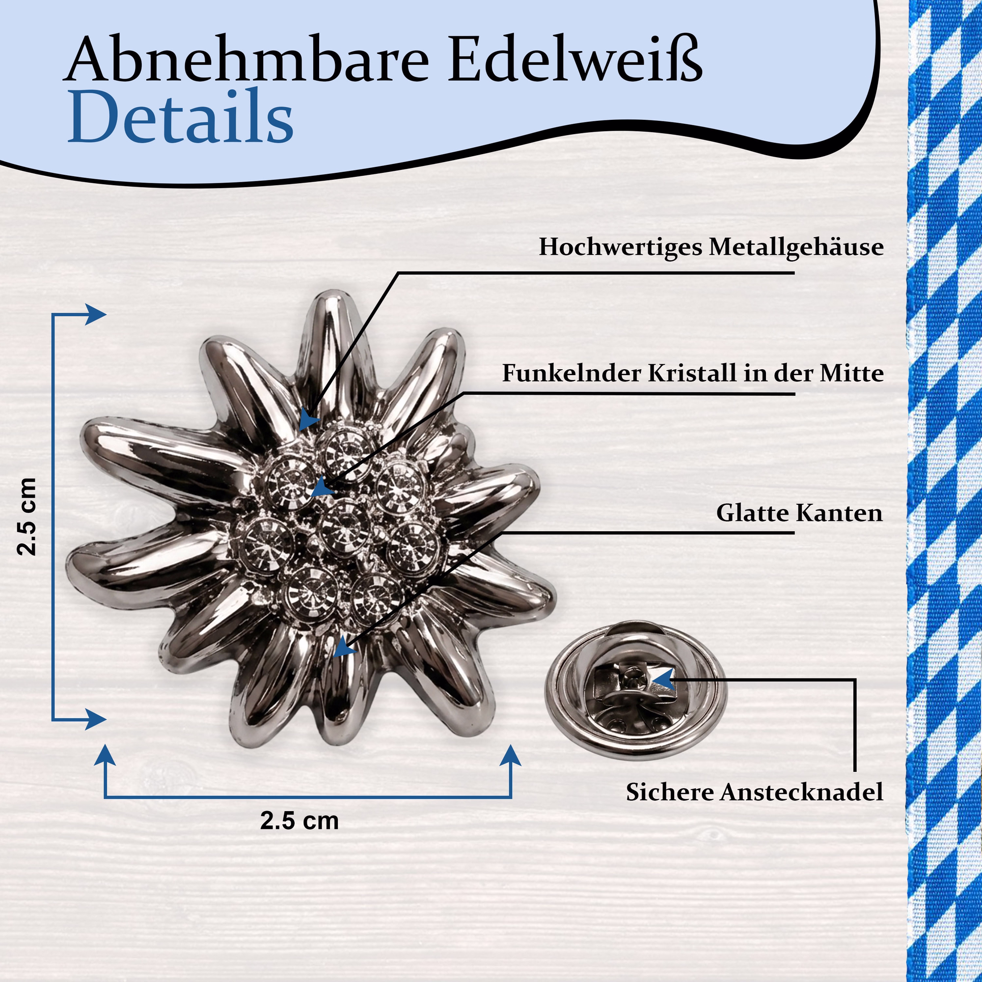 Size-Images-1006-Edelweiss-1x-Paar-Trachten-Edelweiss-Accessoires--dekorative-Edelweiss-Metallnieten--traditionelle-Trachtenverzierungen--Ersatz-fuer-beschaedigte-Edelweiss-Elemente--Edelw.jpg