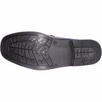 Men's leather Shoes Dark Brown Stylish men's dark brown handmade leather shoes with a sturdy leather sole. Features a lace fastener, decorative leather strap, and a round-toe cap, crafted from the finest cowhide for comfort and durability.