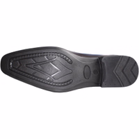 Men's leather Shoes Brown Men's premium brown cowhide leather business shoes featuring a secure fit, designed for German style. Crafted from 100% genuine leather, these shoes showcase a block heel and durable rubber sole for comfort and stability.