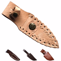 Beige knife sheath genuine leather 4 Colors show of genuine leather knife sheath for hunting