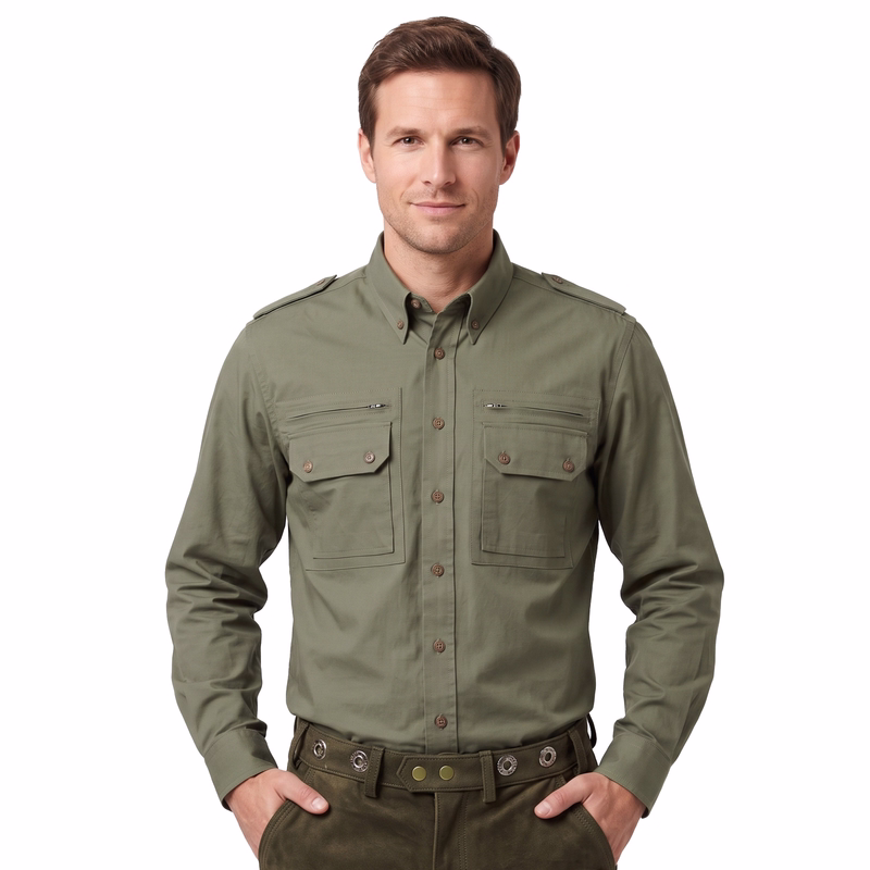 Hunting Shirt with shoulder flaps