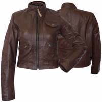 Women's fashion Nappa leather jacket Brown Discover elegance and comfort with our Ladies' Lamb Nappa Leather Jacket in brown. Soft, chic, and functional with multiple pockets and a sleek zipper. By German Wear. Enjoy free next-business-day delivery and worldwide returns.