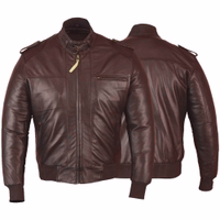 Herrenmode Lammnappa-Lederjacke in Braun Front- und Rückansicht einer klassischen Herrenmode-Lammnappa-Lederjacke in Braun. Aus hochwertigem Lammnappa-Leder gefertigt, bietet sie unvergleichlichen Luxus und Komfort. Jetzt bestellen – kostenlose weltweite Rücksendung inklusive und erleben Sie höch