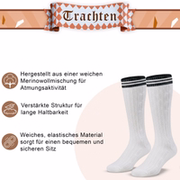 Natur-1528-ANG250-Natur-Color2-Traditionelle-bayerische-Socken--lange-Wollsocken--Oktoberfest-Socken--Trachtensocken-in-Naturfarbe--knielange-Wollstruempfe--bequeme-Trachtensocken--Socke_1.jpg
