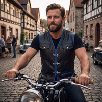 Leder-Motorradweste, Lederweste, Bikerweste Schwarz/Blau Lifestyle02-1570-GW686-blue-motorradweste--lederweste--biker-weste--Lederweste--Biker--Lederhemd--Lederweste--Motorradjacke--Motorradhemd--Motorradschutzweste--Motorradlederanzug--Weste--k.jpg