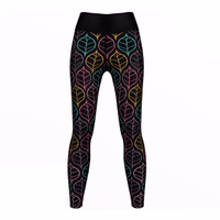 Sportleggings mit UV-Schutz Hochleistungs-Fitness-Leggings für Damen – Atmungsaktive, dehnbare und pflegeleichte Yoga-Leggings mit UV-Schutz – Polyester-Sportleggings für maximalen Komfort mit stylischem Rückansichts-Design für aktive Frauen