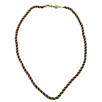German Wear Bayerische Traditionelle Kordelkette Die German Wear Bayerischer Traditioneller Kordelkette präsentiert feine Handarbeit mit langlebiger blau goldener Metallkordel ideal für Oktoberfest Schmuck und Trachtenmode jetzt online bestellen