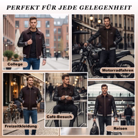 College Blouson Wool Leather Jacket Embrace versatility with exclusive Snap Closure College Jacket. Whether you're heading to class or out for a casual outing, the motorcycle leather jacket adds a touch of convenience to your look. Experience the difference today.