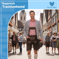 Traditionelles Herrenhemd mit Karomuster.