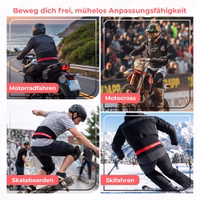 Schwarzer Neopren-Nierengurt Rad Master Nierengurt mit Rückenstütze, schützt die Nieren vor Vibrationen und Stößen und hält den unteren Rücken warm