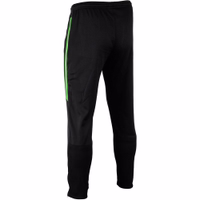 Back view of OMKA Optima Men's Green Training Sport Pant showing flexible double-layer fabric and tailored design for running, gym, or casual sports. Buy now.