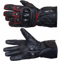 Front and rear view of Red/black Motorcycle Gloves Gw402G &Leather motorbiker Gloves, available in rich colors. Crafted from premium cowhide leather. Order now for FREE next-business-day delivery. Free delivery