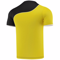 Men's Omka Teamsport Football Jersey Yellow Men’s Omka Sport Shirt in vibrant yellow, designed with short sleeves perfect for soccer and casual outings. This double-layered jersey blends comfort with style, and you can order it online with free delivery.