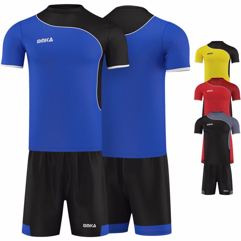 OMKA 2-piece soccer set fitness team jersey shorts
