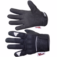 Motocross Motorrad Biker Sommerhandschuhe Schwarz Rückansicht der Handschuhe: Dank Thinsulate-Fasern bleiben schwarze Handschuhe atmungsaktiv, kühl & bequem, selbst an heißesten Tagen. Perfekt für Sommerfahrten, bieten sie optimalen Komfort & Schutz.
