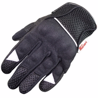 Motocross Motorrad Biker Sommerhandschuhe Schwarz Hergestellt aus 80 % Polyester & 20 % Glattleder bieten die Handschuhe Haltbarkeit & stilvolles Design. Hochwertige Materialien & Verarbeitung machen sie ideal für Motocross & Alltag – Funktionalität trifft Stil.
