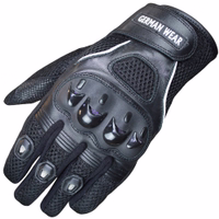 Upgrade your gear with Black motorbike gloves. Featuring thinsulate fibers, knuckle protection, and Velcro wrist adjustment, these gloves offer comfort and durability. Perfect for summer rides.