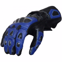 Herren-Motorradhandschuhe aus strapazierfähigem Rindsleder mit verstellbaren Klettverschlüssen für einen sicheren Sitz und Carbonfaser-Schutz für zusätzliche Sicherheit. Perfekt für Liebhaber von Motorradbekleidung. Bestellen Sie jetzt und profitieren Sie 