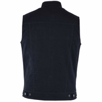 Unleash your inner road warrior with a denim &leather black biker vest. Featuring a stand-up collar &premium lamb Nappa leather accents, it offers unmatched style and functionality. Join the ranks of the elite riders with German Wear