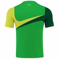Men's OMKA Teamwear Football Shirt Back view of a double-layered Omka sport jersey, crafted from 100% polyester. Perfect for world championship handball fans. Available for purchase online—order now to get your fan jersey!