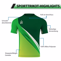OMKA Team Sport Soccer Jersey The OMKA Team Sport Soccer Green Jersey designed with high quality micro polyester, round neck, short sleeves, and digital stripe design, ideal for soccer volleyball or handball players, buy now