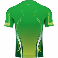 OMKA Trikot Teamsport Teamwear Entdecken Sie die Rückansicht des Omka Herren-Trikots in Grün. Hergestellt aus 100 % Polyester, ist dieses langlebige, doppellagige Trikot mit Rundhalsausschnitt perfekt für Weltmeisterschaften. Jetzt shoppen und kostenlosen Versand genießen!