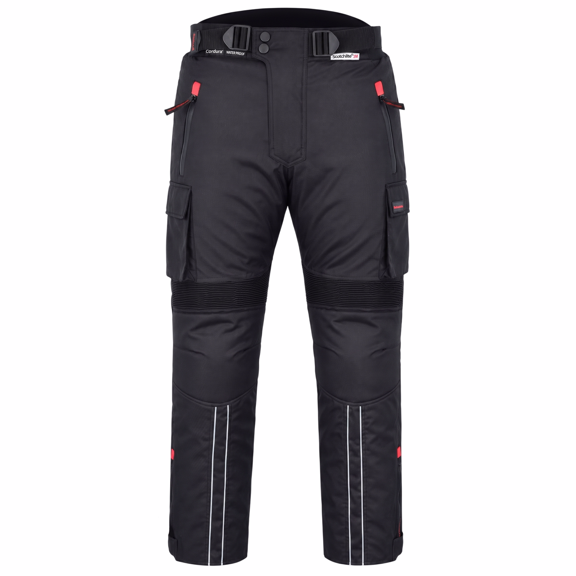 RÃ¼ckansicht â€“ Schwarze Cordura-Motorradhose. Bereit fÃ¼r jedes Abenteuer, mit komfortablem, dehnbarem Rippmaterial und windabweisendem Gewebe fÃ¼r optimalen Schutz. German Wearâ„¢ Expertise fÃ¼r das ultimative Fahrerlebnis! Premium-Produkt â€“ kostenlos
