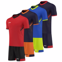 OMKA Men's Jersey Set, Size 6, 2-Piece Teamwear (Jersey + Shorts) OMKA men’s teamwear 6-piece jersey set in all colors. Includes breathable micro polyester sportswear with jerseys and shorts for soccer, running, and fitness.