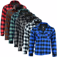 Experience the BULLDT Motorcycle Shirt in a modern lumberjack look. Featuring Aramid fibers, removable protectors, for superior protection &comfort. Available in multiple colors such as Green, Grey, Yellow, Orange, Red, Caramel, Black,& Blue shades