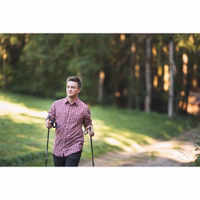 Men's ClassicTraditional Hunting Shirt Men's Red Traditional Hunting Shirt with Carded Sleeves Front View Long Sleeve Durable Polyester Shirt with Front Button Closure Comfortable Premium German Classic Style Buy Traditional Hunting Shirt Online