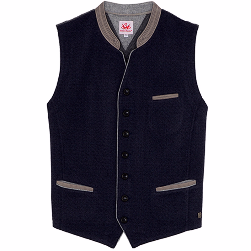 Bert Men's Traditional Vest Wool Vest Vest