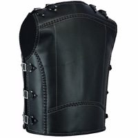 Fuel the passion for biking with Motorcycle Cut Leather Vest. Crafted from genuine cowhide leather, it offers durability &style in equal measure. Complete with adjustable shoulder &side buckles, it's designed to fit perfectly for a comfortable ride