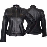 Front & rear view of a premium black lamb Nappa leather blazer jacket. Crafted for comfort &durability, it's perfect for everyday wear. Order now for free worldwide returns. Free next-business-day delivery