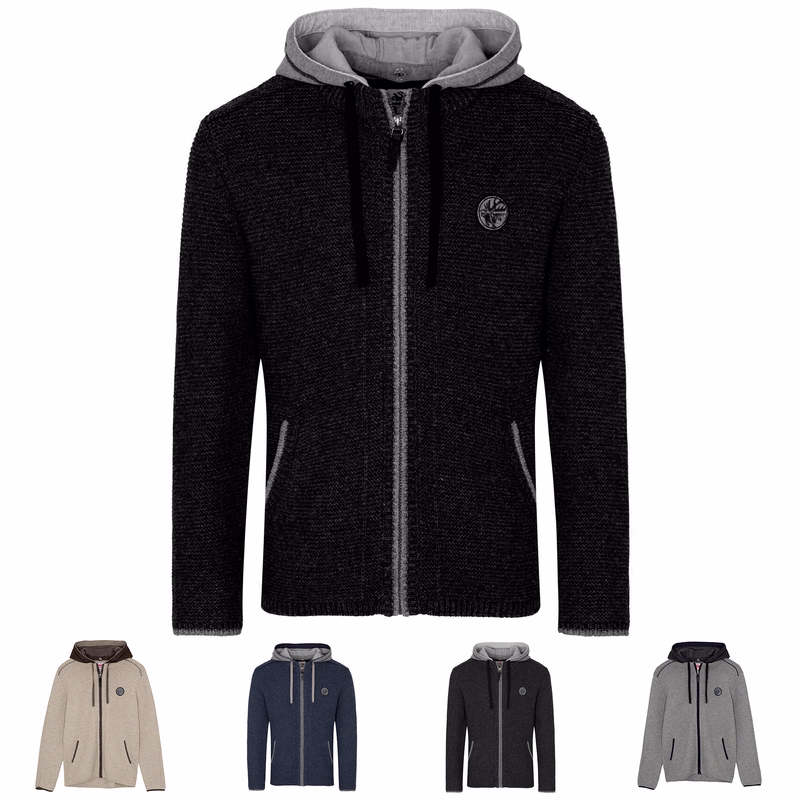 Echo Herren Trachten Wolljanker Strickjacke Trachten Jacke