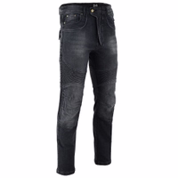 BULLDT Herren-Motorradjeans Seitenansicht der BULLDT Herren Motorradjeans Schwarz mit Stretch Zonen, atmungsaktivem Baumwollstoff und Protektoren die Bewegungsfreiheit Sicherheit und Stil im Alltag bieten jetzt bestellen