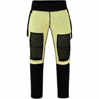 Gegenüberliegende Schutzansicht der BULLDT Damen Motorradschutzhose Schwarz mit Kevlar Futter, herausnehmbaren Protektoren, Gürtelschlaufe und modernem Schnitt Jetzt kaufen