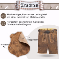 Bayerische Herrenlederhose mit traditionellem Gürtel 3th-1721086417-GW722-Bayerische-Hose-mit-traditionellem-Guertel--authentische-Trachtenbekleidung-fuer-Herren--traditionelle-Lederhose-mit-aufwendiger-Stickerei--bayerische-knielang_1.jpg