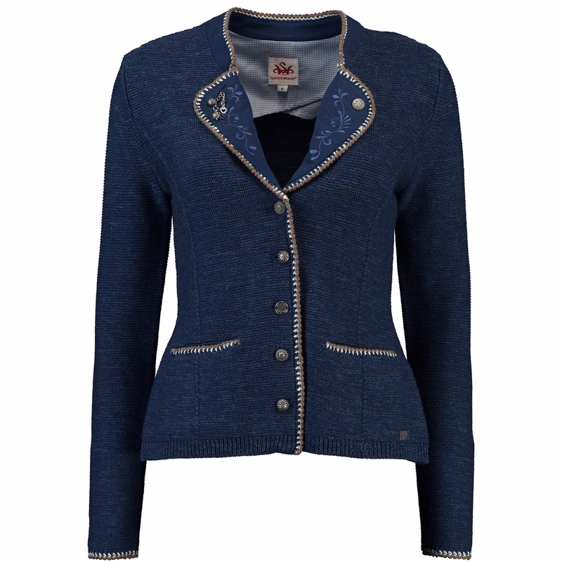 Plan Damen Strickjacke Janker Trachten jacke