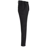 Traditionelle Jagd-Nubuklederhose Seitenansicht der traditionellen Jagdhose aus schwarzem Nubuk-Büffelleder mit sicheren Taschen und klassischem Jagdstil – bietet Komfort und Robustheit für Abenteuer in der Wildnis. Heute bestellen!