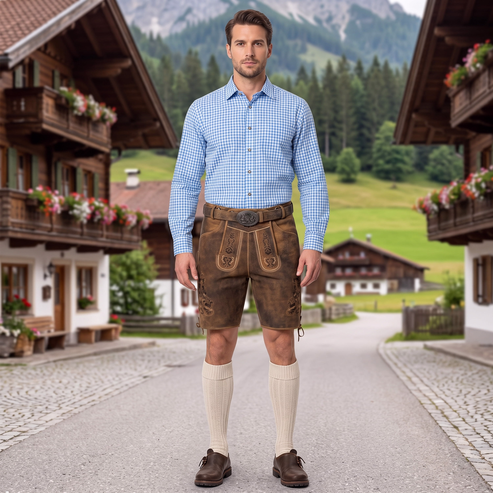 lifestyle-1721086417-GW722-Bayerische-Hose-mit-traditionellem-Guertel--authentische-Trachtenbekleidung-fuer-Herren--traditionelle-Lederhose-mit-aufwendiger-Stickerei--bayerische-knie.jpg