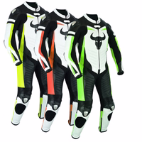 Men’s Motorcycle Suit by BULLDT BULLDT made-to-measure one-piece leather motorcycle suit in all available colors – black, orange, green, and yellow/white. Premium calfskin, tailored fit, with back hump, protectors, and sliders.