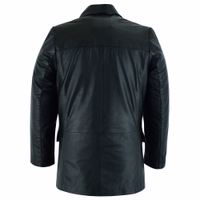 Men blazer lamb Nappa genuine leather jacket. Very soft material that offers high wearing comfort. Great design, which makes the jacket also suitable for everyday wear, perfect for going out in the evening.