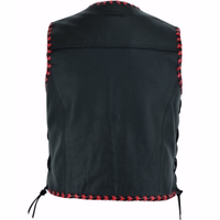 Elevate your riding experience with a genuine classic calfskin Leather Vest. Designed for durability and style, it's a rider's dream.