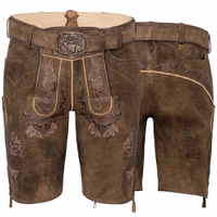 First-image--172108769-253-Weikhard-Lederhose--Weikhardshorts--antik-mit-Guertel-aus-100--Ziegenveloursleder-in-Farbe-braun--253-Weikhard.jpg