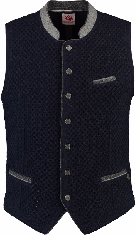WISAM men's traditional vest wool vest